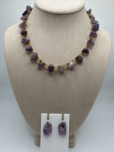 Set collana orecchini tono - e,